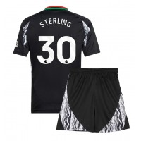 Arsenal Raheem Sterling #30 Auswärts Trikotsatz Kinder 2024-25 Kurzarm (+ Kurze Hosen)